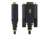 2P6FFC-USB-SERIAL - StarTech.com 13ft (4m) 2-Port USB to Serial Adapter Cable, Interchangeable DB9 Screws/Nuts, COM Retention, USB-A to DB9 RS232, FTDI, Level-4 ESD Protection, Windows/macOS/ChromeOS/Linux - Close up