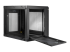 RK9WALM - StarTech.com 2 Post 9U 19" Wall Mount Network Cabinet, Adjustable Depth 6-15" Locking IT Switch Depth Enclosure, Vented Computer/Electronics Equipment Data Rack w/ Shelf + Hook & Loop Tape - Back