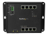 IES101G2SFPW - StarTech.com Industrial 8 Port Gigabit Ethernet Switch w/2 MSA SFP Slots L2 Managed Network RJ45 LAN Layer2 Switch Din Rail Hardened IP-30 (IES101G2SFPW) - Top