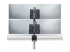 H2MPV-MONITOR-MOUNT - StarTech.com Desk Mount For 2x Vertically Stacked Monitors, Dual 49", TAA - Back