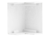 CBMCWD5020O - StarTech.com 20 Pack Cable Raceway Outside Corner Connectors for CBMCWD5020, Cable Management Accessories, Channel Raceway Fitting, Wiring Duct 90 Degree Outside Elbow, Plastic, UL Listed - Back