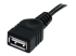 USBEXTAA3BK - StarTech.com 3 ft Black USB 2.0 Extension Cable A to A - Close up