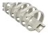 CBMFWD2030 - Startech Flexible Cable Management Raceway Spine Vertebrae, 1-1/8"(29mm)W x 1"(25mm)H, 20"(0.5m) length, Nylon 66 Network Cable/Power Cord Hider Kit, Wall Wire Duct System, UL Listed - Close up