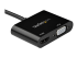 MDP2VGAHD20 - StarTech.com Mini DisplayPort to HDMI VGA Adapter, mDP 1.2 HBR2 to HDMI 2.0 (4K 60Hz) or VGA 1080p Video Converter Dongle, Mini DP to HDMI or VGA Monitor Adapter, Thunderbolt 2 Compatible - Close up
