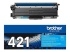 TN421C - Brother TN-421C - Cyan - Front