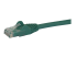 N6PATC2MGN - StarTech.com 2m CAT6 Ethernet Cable, 10 Gigabit Snagless RJ45 650MHz 100W PoE Patch Cord, CAT 6 10GbE UTP Network Cable w/Strain Relief, Green, Fluke Tested/Wiring is UL Certified/TIA - Close up