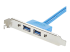 USB3SPLATE - StarTech.com 2 Port USB 3.0 A Female Slot Plate Adapter - Close up