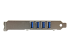 PEXUSB3S4V - StarTech.com 4-Port PCI Express SuperSpeed USB 3.0 Controller Card with UASP - Left side