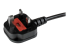 PXT101YUK - StarTech.com 6ft (2m) UK Computer Power Cable Y Splitter, 18AWG, BS 1363 to 2x C13 Power Cord, 10A 250V, Replacement AC Power Cord, Monitor Power Cable, BS 1363 to 2x IEC C13 Kettle Lead - Close up