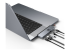 HD575-GRY-GL - HyperDrive DUO Pro - Docking station - Right-angle
