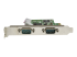 PEX2S1050 - StarTech.com 2-Port PCI Express Serial Card with 16C1050 UART - Left side