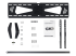 FPWFXBAT - StarTech.com Low Profile TV Mount - Front