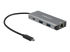HB31C2A1CGB - StarTech.com 3 Port USB C Hub with Gigabit Ethernet RJ45 GbE Port, 2x USB-A, 1x USB-C, SuperSpeed 10Gbps USB 3.1/3.2 Gen 2 Type C Hub Adapter, USB Bus Powered, Aluminum, Works w/TB3 - Right-angle
