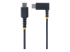 R2CCR-2M-USB-CABLE - StarTech 6ft (2m) USB C Charging Cable Right Angle, 60W PD 3A, Heavy Duty Fast Charge USB-C Cable, USB 2.0 Type-C, Durable and Rugged Aramid Fiber, S20/iPad/Pixel - Front