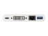 DKT30CDVPD - StarTech.com USB C Multiport Adapter, USB-C to DVI-D (Digital) Video Adapter with 60W Power Delivery Passthrough Charging, GbE, USB-A, Portable USB Type-C/Thunderbolt 3 Mini Laptop Dock - Close up