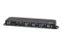 B005-DPUA4 - Eaton Tripp Lite series 4-Port DisplayPort KVM with Dual Console Ports (DP and HDMI), 4K 60Hz 4:4:4, DP1.4 with IR Remote - Back