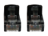N261-001-BK - Eaton Tripp Lite Series Cat6a 10G Snagless Molded UTP Ethernet Cable (RJ45 M/M), PoE, Black, 1 ft. (0.3 m) - Close up