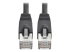 N262-003-BK - Eaton Tripp Lite Series Cat6a 10G Snagless Shielded STP Ethernet Cable (RJ45 M/M), PoE, Black, 3 ft. (0.91 m) - Close up
