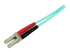 A50FBLCLC10 - StarTech.com 10m (30ft) LC/UPC to LC/UPC OM3 Multimode Fiber Optic Cable, Full Duplex 50/125Âµm Zipcord Fiber Cable, 100G Networks, LOMMF/VCSEL, <0.3dB Low Insertion Loss - Right-angle