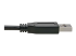 U428-C03-G2 - Eaton Tripp Lite Series USB-C to USB-A Cable (M/M), USB 3.2 Gen 2 (10 Gbps), USB-IF Certified, Thunderbolt 3 Compatible, 3 ft. (0.91 m) - Close up