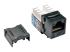 N238-010-BK - Eaton Tripp Lite Series Cat6/Cat5e 110 Punch Down Keystone Jack - Left-angle