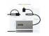 107B-USB-HDMI - StarTech.com USB to Dual HDMI Adapter, USB A/C to 2x HDMI Monitors (1x 4K 30Hz, 1x 1080p), Integrated USB-A to C Dongle, 4in/11cm Cable, Windows & macOS - Multi-angle