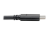 U428-006 - Eaton Tripp Lite Series USB-C to USB-A Cable (M/M), USB 3.2 Gen 1 (5 Gbps), Thunderbolt 3 Compatible, 6 ft. (1.83 m) - Close up