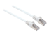 736077 - Intellinet Network Patch Cable, Cat6, 30m, White, Copper, S/FTP, LSOH / LSZH, PVC, RJ45, Gold Plated Contacts, Snagless, Booted, Lifetime Warranty, Polybag - Left-angle