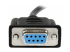 SCNM9FF1MBK - StarTech.com 1m Black DB9 RS232 Serial Null Modem Cable F/F - Front