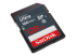 SDSDUNR-128G-GN3IN - SanDisk Ultra - flash memory card - Left-angle
