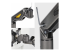 H1M1AG2-MONITOR-ARM - StarTech.com Desk Mount Monitor Arm, Up To 32" Display, C-Clamp, TAA - Multi-angle