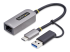 C21GA-USB-ETHERNET - StarTech.com USB-C to Ethernet Adapter w/USB-A Adapter, Realtek RTL8153B - Left-angle