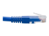 N204-001-BL-RA - Eaton Tripp Lite Series Right-Angle Cat6 Gigabit Molded UTP Ethernet Cable (RJ45 Right-Angle M to RJ45 M), Blue, 1 ft. (0.31 m) - Close up