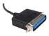 ICUSB128410 - StarTech.com 10 ft USB to Parallel Printer Adapter - Left-angle
