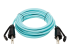 N820-10M-IND - Eaton Tripp Lite Series 10Gb Rigid Industrial Duplex Multimode 50/125 OM3 Fiber Patch Cable (LC/LC) - Front