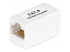 IN-CAT6-COUPLER-U1 - StarTech.com RJ45 Coupler, Inline Cat6 Coupler, Female to Female (F/F) T568 Connector, Unshielded Ethernet Cable Extension (IN-CAT6-COUPLER-U1) - Left-angle