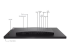 63A4MAT1UK - Lenovo ThinkVision T27i-30 - Bottom