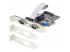2S232422485-PC-CARD - StarTech.com 2-Port Serial PCIe Card, Dual-Port PCI Express to RS232/RS422/RS485 (DB9) Serial Card, Low-Profile Brackets Incl., 16C1050 UART, TAA-Compliant, Windows/Linux, TAA Compliant - Left-angle