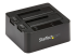 SDOCK2U313 - StarTech.com Dual-Bay USB 3.1 to SATA Hard Drive Docking Station, USB 3.1 (10 Gbps) Hard Drive Dock, External 2.53.5 SATA IIIIII, SSDHDD Docking Station, Hot-Swap Hard Drive Bay - Left-angle
