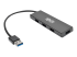 U360-004-SLIM - Eaton Tripp Lite series 4-Port Portable Slim USB 3.0 Superspeed Hub w/ Built In Cable - Right-angle