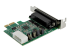 PEX4S953LP - StarTech.com 4-port PCI Express RS232 Serial Adapter Card, PCIe RS232 Serial Host Controller Card, PCIe to Serial DB9, 16950 UART, Low Profile Desktop Expansion Card, Windows, macOS, Linux - Top