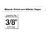 TZE221 - Brother TZe-221 - Self-adhesive - Front