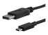CDP2DPMM1MB - StarTech 3ft/1m USB C to DisplayPort 1.2 Cable 4K 60Hz, USB-C to DisplayPort Adapter Cable HBR2, USB Type-C DP Alt Mode to DP Monitor Video Cable, Compatible with Thunderbolt 3, Black - Close up
