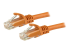N6PATC1MOR - Startech 1m CAT6 Ethernet Cable, 10 Gigabit Snagless RJ45 650MHz 100W PoE Patch Cord, CAT 6 10GbE UTP Network Cable w/Strain Relief, Orange, Wiring is UL Certified/TIA - Right-angle