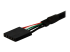 USBPNLAFHD3 - StarTech.com 3 ft Panel Mount USB A to Motherboard Header Cable F/F - Close up