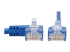 N204-S07-BL-LA - Eaton Tripp Lite Series Left-Angle Cat6 Gigabit Molded Slim UTP Ethernet Cable (RJ45 Left-Angle M to RJ45 M), Blue, 7 ft. (2.13 m) - Front