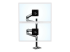 45-549-026 - Ergotron LX - Mounting kit (dual stacking arm, tall pole) - Front