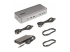 129UE-USBC-KVM-DOCK - StarTech.com Dual-Laptop USB-C KVM Docking Station, Dual Monitor 4K 60Hz DisplayPort Dock, 5-Port USB Hub, GbE, 90W/45W Power Delivery to Two Laptops, Windows/Mac, 2-Host KVM Dock - Left-angle
