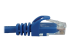 N261-025-BL - Eaton Tripp Lite Series Cat6a 10G Snagless Molded UTP Ethernet Cable (RJ45 M/M), PoE, Blue, 25 ft. (7.6 m) - Close up