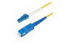 SPSMLCSC-OS2-2M - StarTech.com 2m (6.6ft) LC to SC (UPC) OS2 Single Mode Simplex Fiber Optic Cable, 9/125µm, Laser Optimized, 40G/100G, Bend Insensitive, Low Insertion Loss - Right-angle